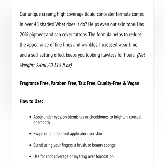 JEFFREE STAR COSMETICS Magic Star Concealer in C12, NEW. - Picture 4 of 5